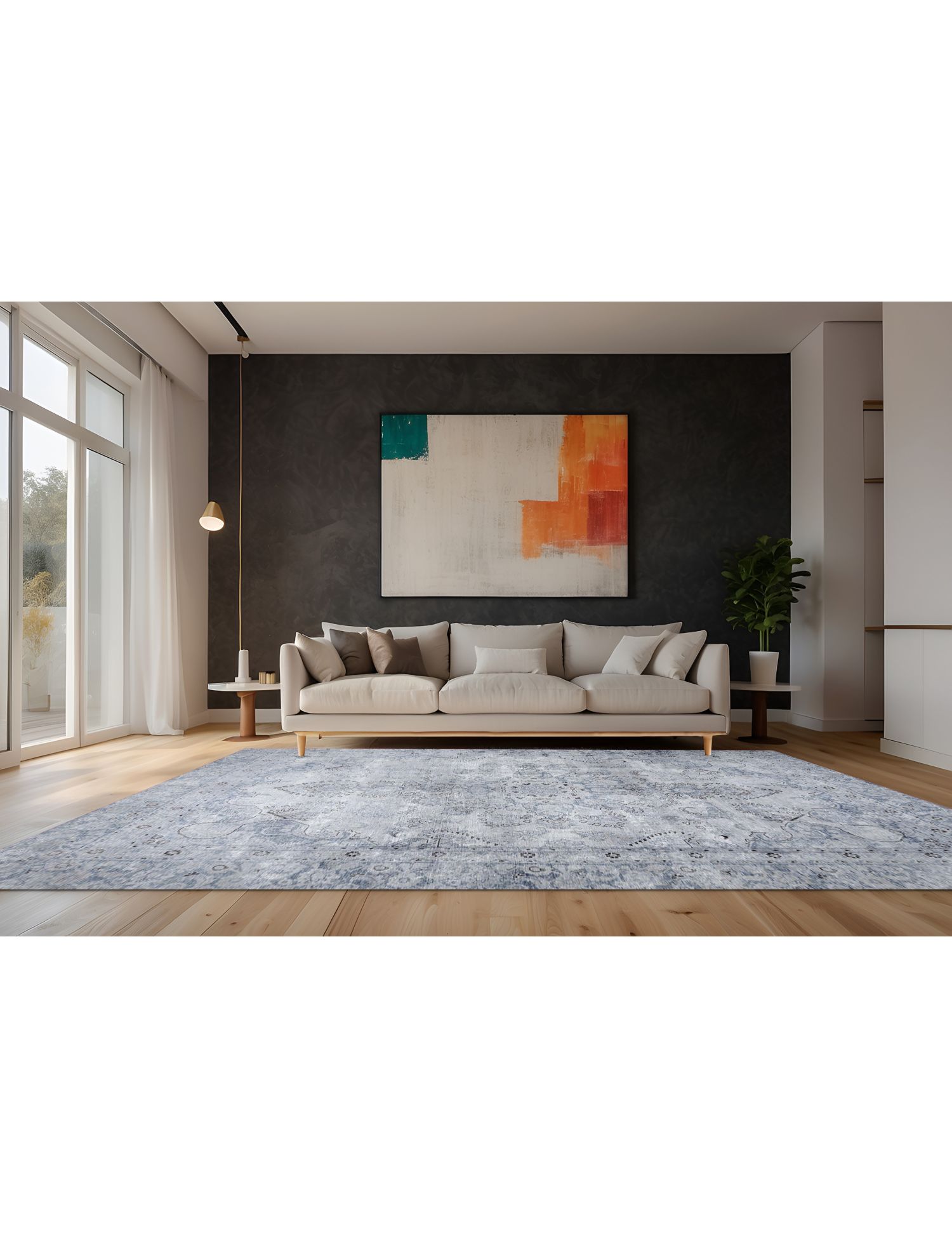 Persian vintage carpet  <br/>315 x 210 cm