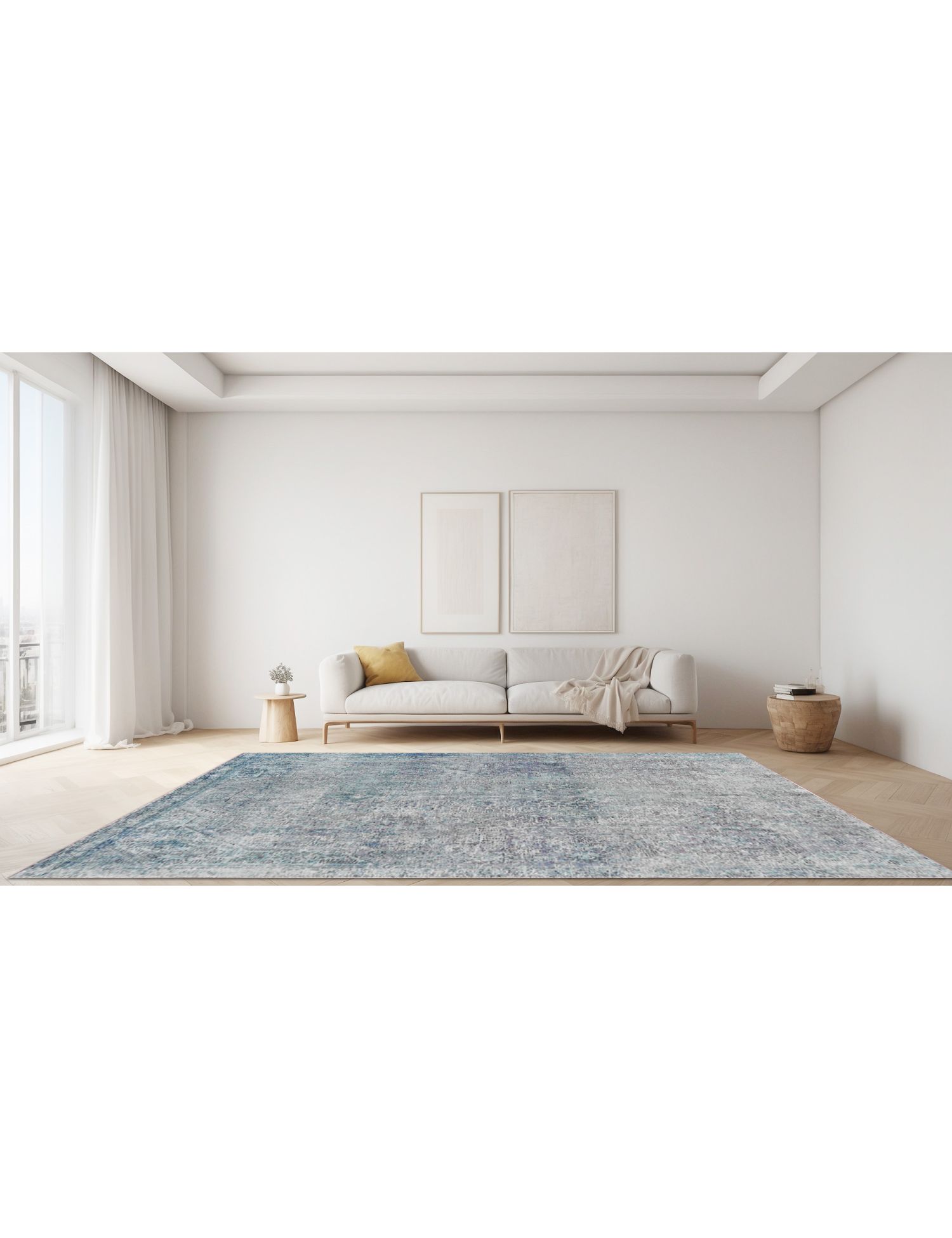 Persian vintage carpet  <br/>229 x 177 cm