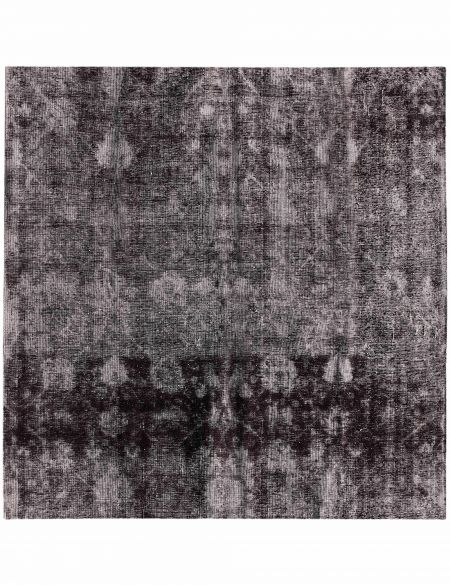 Persian Vintage Χαλί 216 x 216 Μαύρο