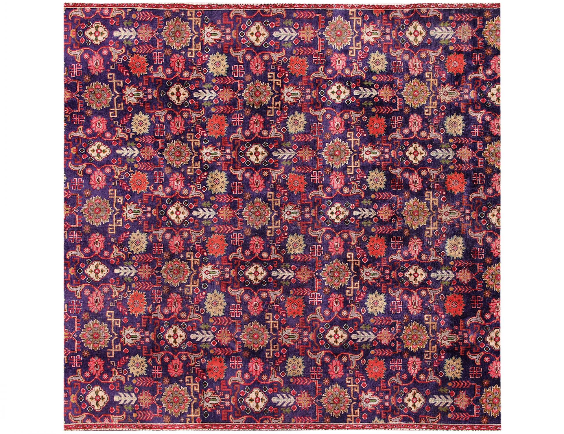 Retro Rug  <br/>208 x 208 cm