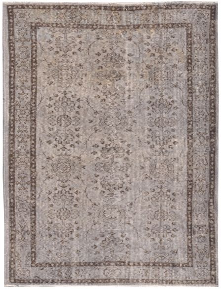 Vintage Χαλί 218 X 120 Γκρι