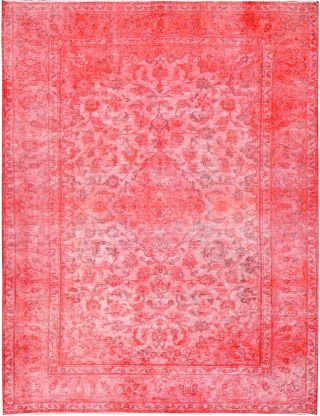 Persian Vintage Χαλί 293 x 193 Ροζ