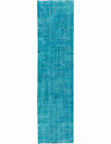 Vintage Χαλί 315 x 81 Τυρκουάζ