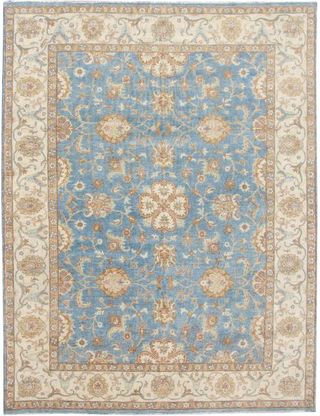 Kazak Χαλί 413 x 305 Μπλε