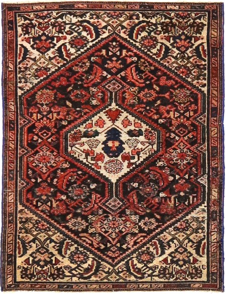 Hamadan Patina 127 x 80 Κόκκινο