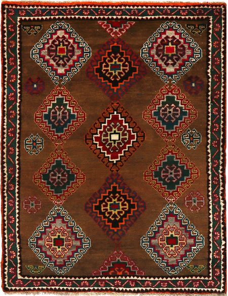 Persian Rug 207 x 130 Πολύχρωμο