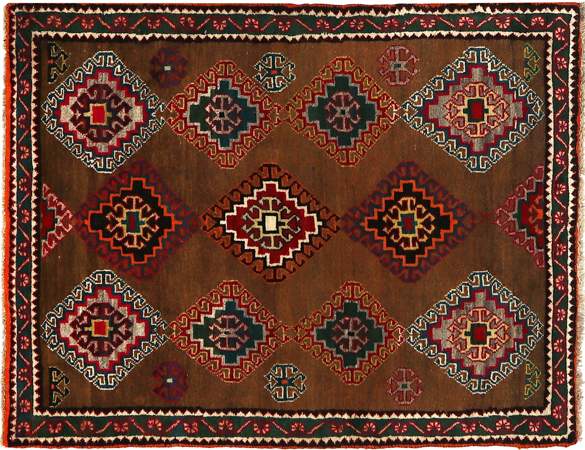 Shiraz Qashqai  Πολύχρωμο <br/>207 x 130 cm