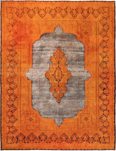 Persian Vintage Χαλί 360 x 281 Πορτοκαλί