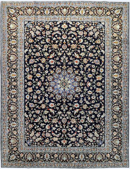 Kashan 370 x 272 Μπλε