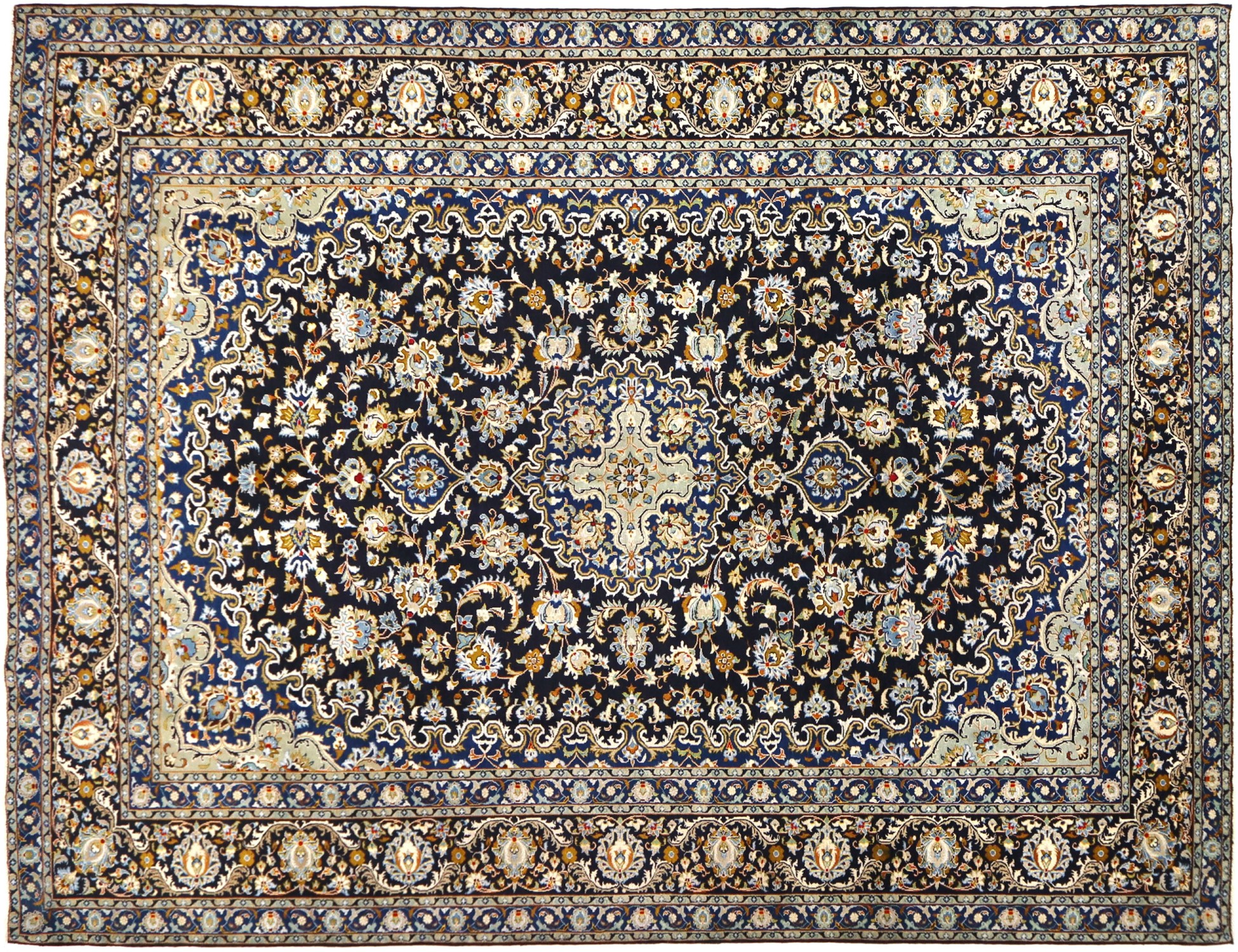 Ardakan Patina  Μπλε <br/>383 x 260 cm