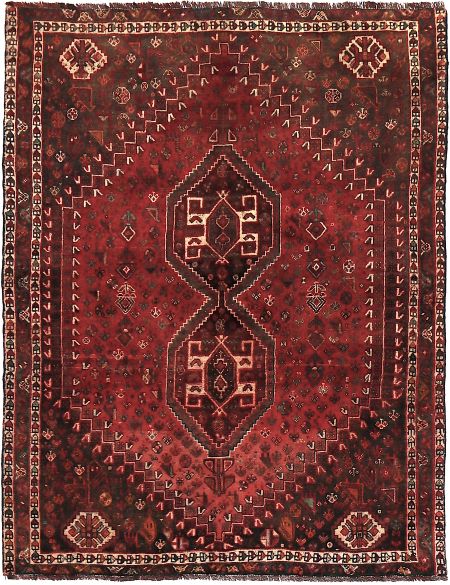 SHIRAZ Patina 207 x 160 Κόκκινο