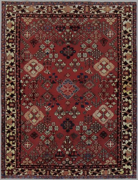 Hamadan Patina 212 x 128 Κόκκινο