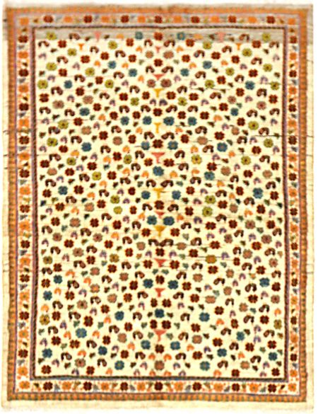 Persian Gabbeh 197 x 150 Μπεζ