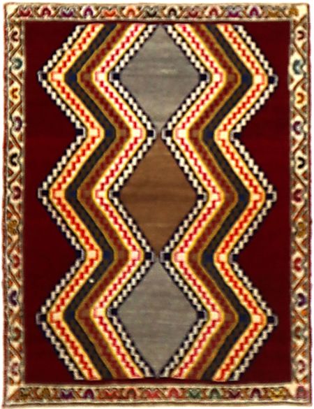 Persian Gabbeh 130 x 86 Πολύχρωμο