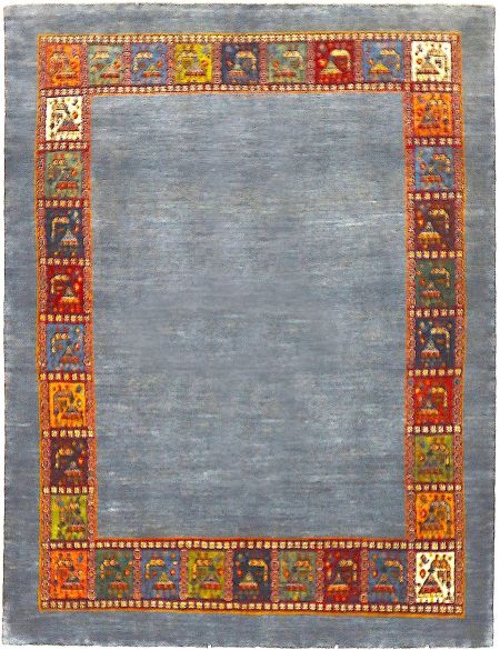 Persian Gabbeh 239 x 177 Μπλε