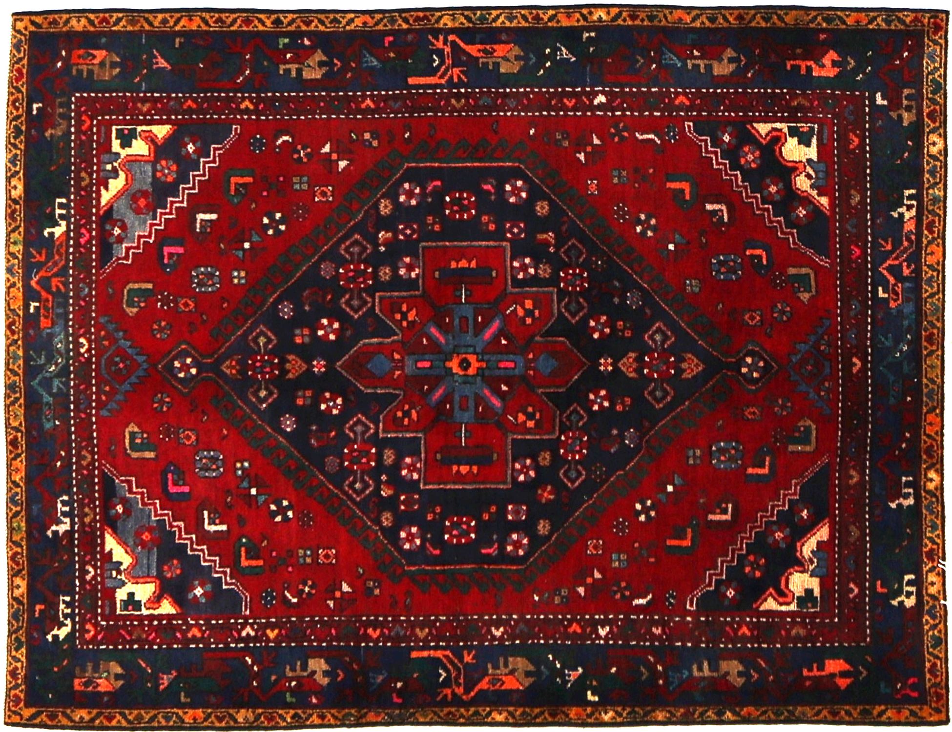 Hamadan Patina  <br/>192 x 130 cm