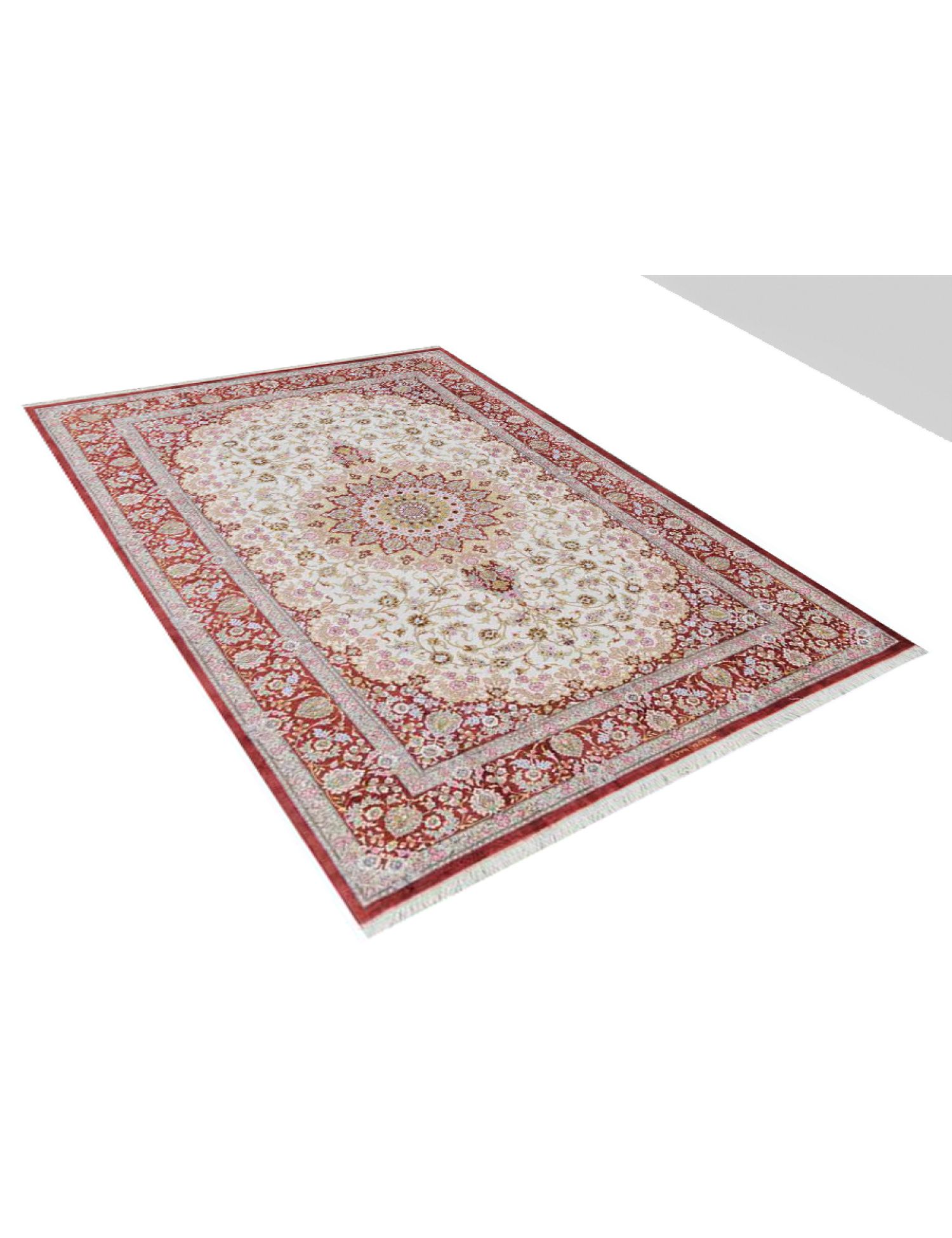 Qhom Περσικό μεταξωτό χαλί  <br/>295 x 195 cm