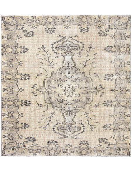 Vintage Χαλί 168 x 168 Μπεζ