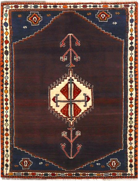 Shiraz 171 x 123 Μπλε