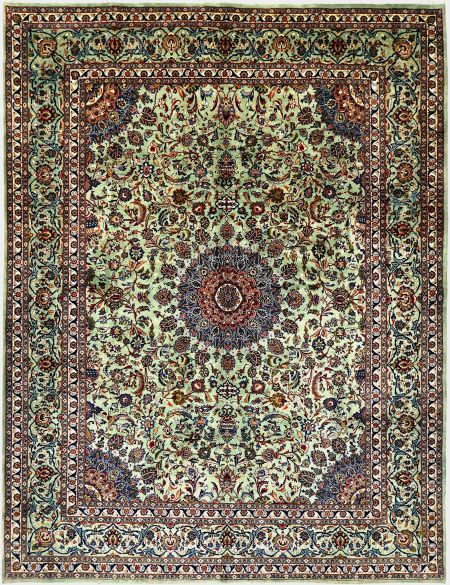 Persian Rug 398 x 304 Πράσινο