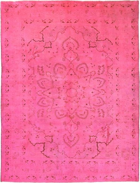 Persian Vintage Χαλί 287 x 198 Ροζ