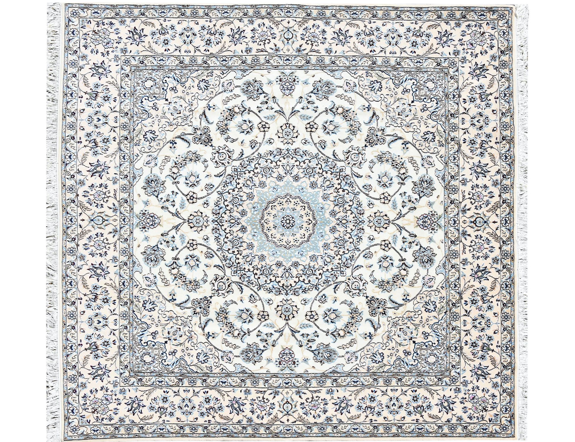 Persian Nain Rug  <br/>258 x 245 cm