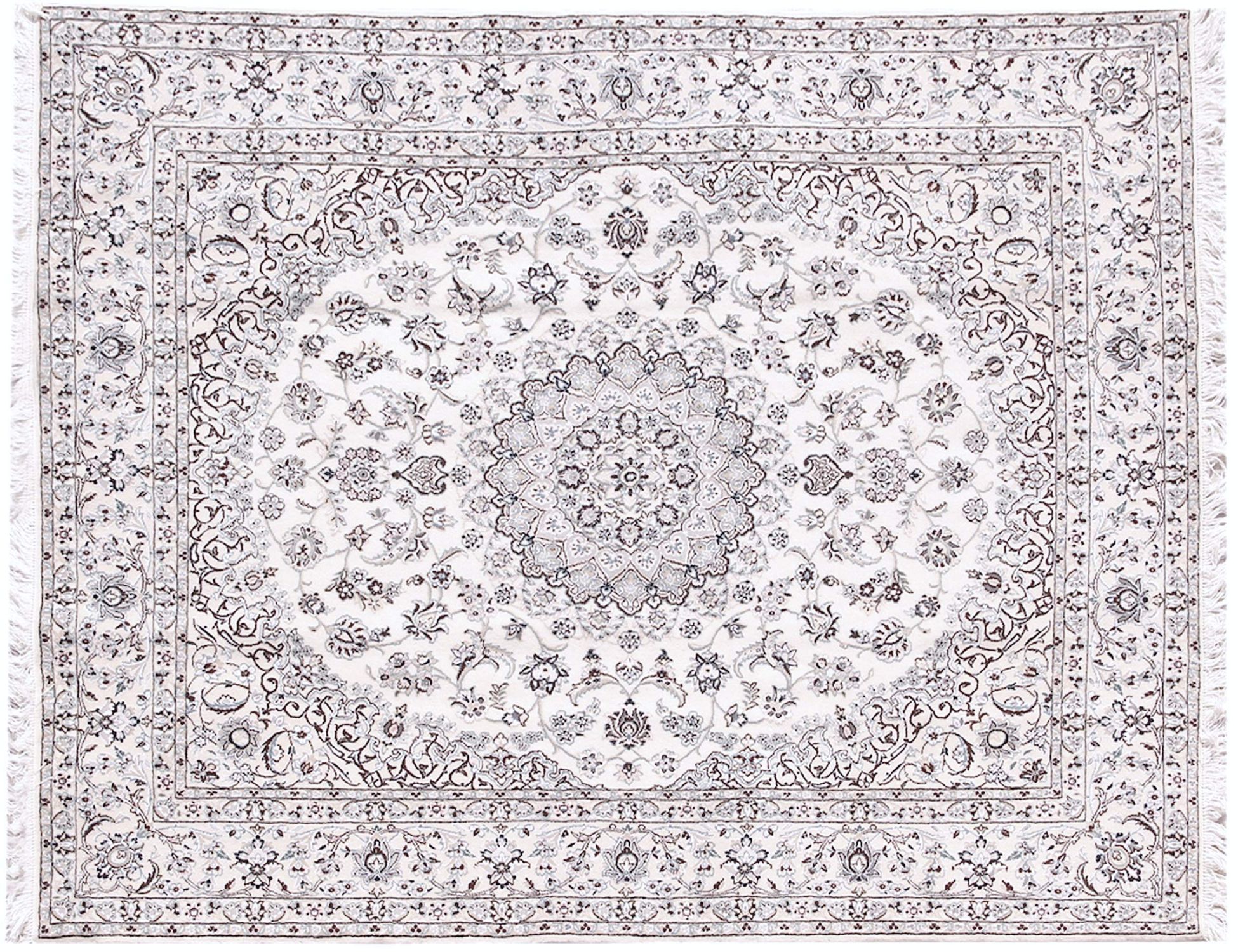 Persian Nain Rug  <br/>258 x 203 cm