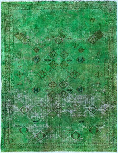 Persian Vintage Χαλί 303 x 180 Πράσινο