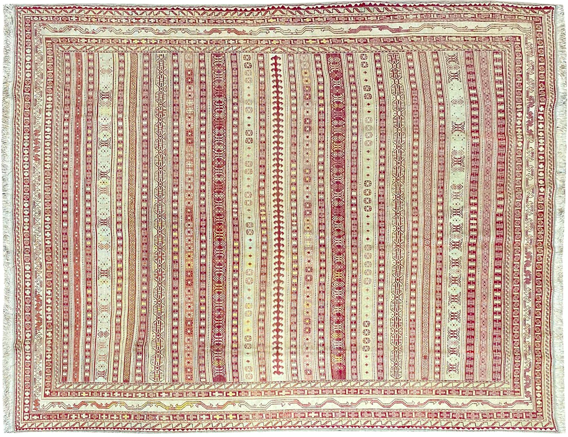 PERSIAN SILK KILIMS  <br/>186 x 157 cm