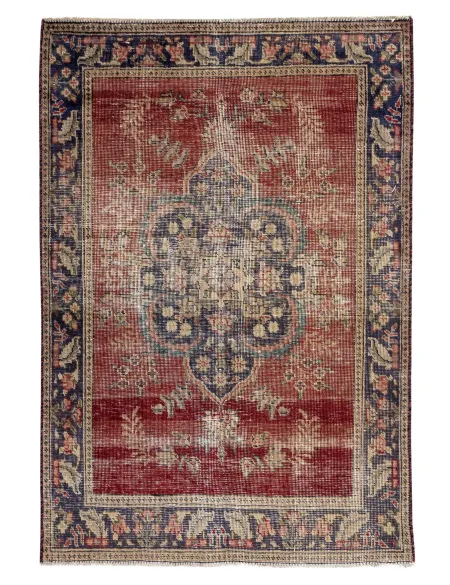 Persian Vintage Χαλί 136 x 109 