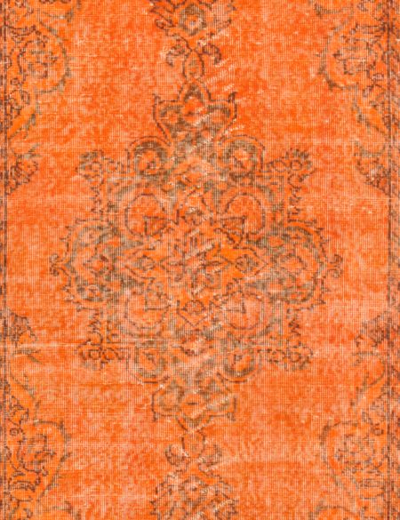 Vintage Χαλί 201 X 114 Πορτοκαλί